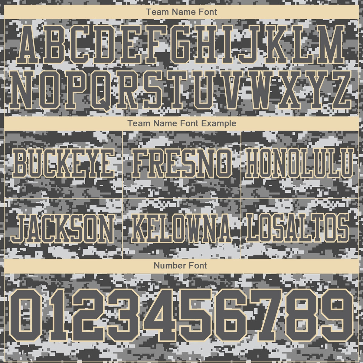 Custom Camo Steel Gray-Cream 3D Pattern Salute To Service Authentic Football Jersey - Detail
