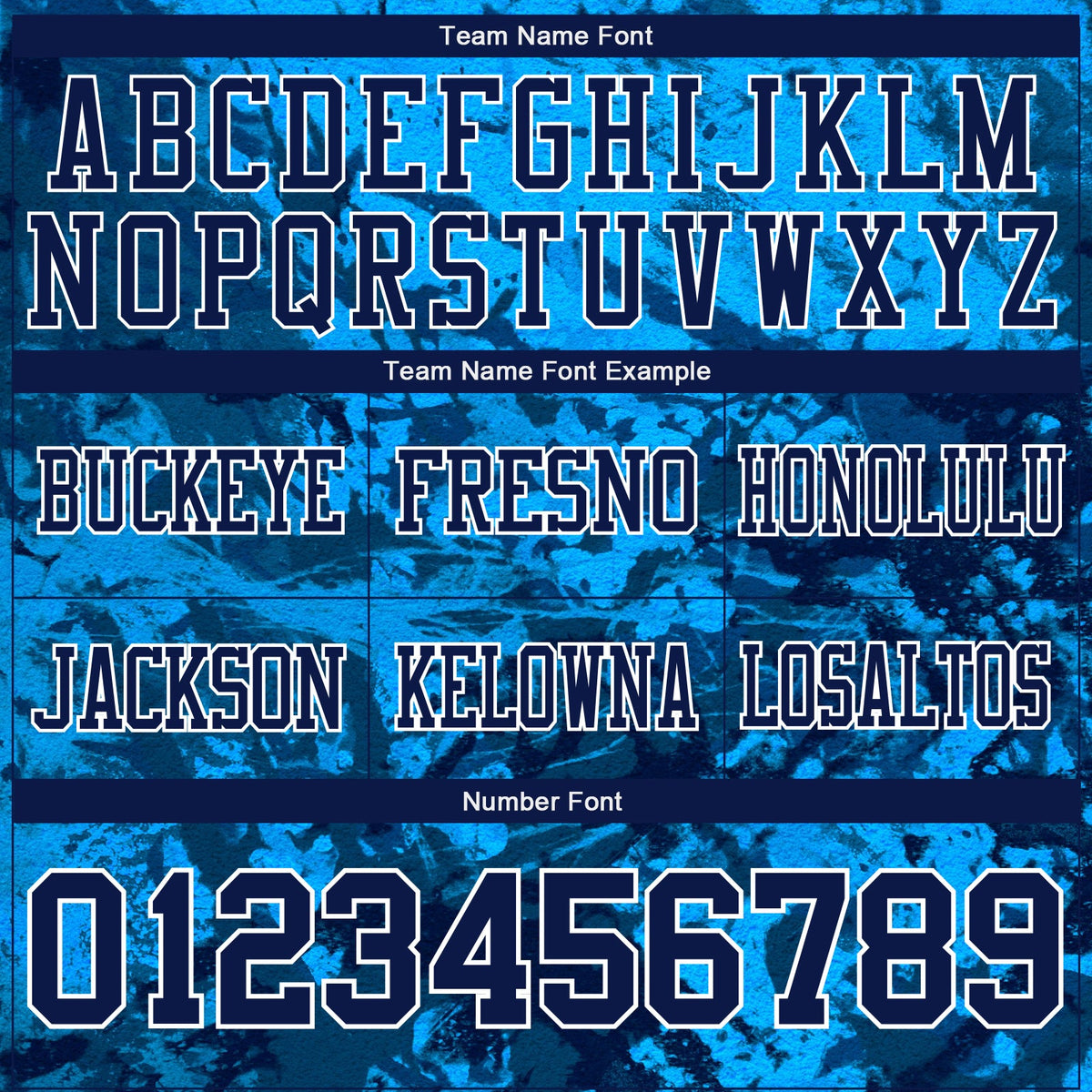Custom Graffiti Pattern Navy-White 3D Pattern Authentic Football Jersey - Detail