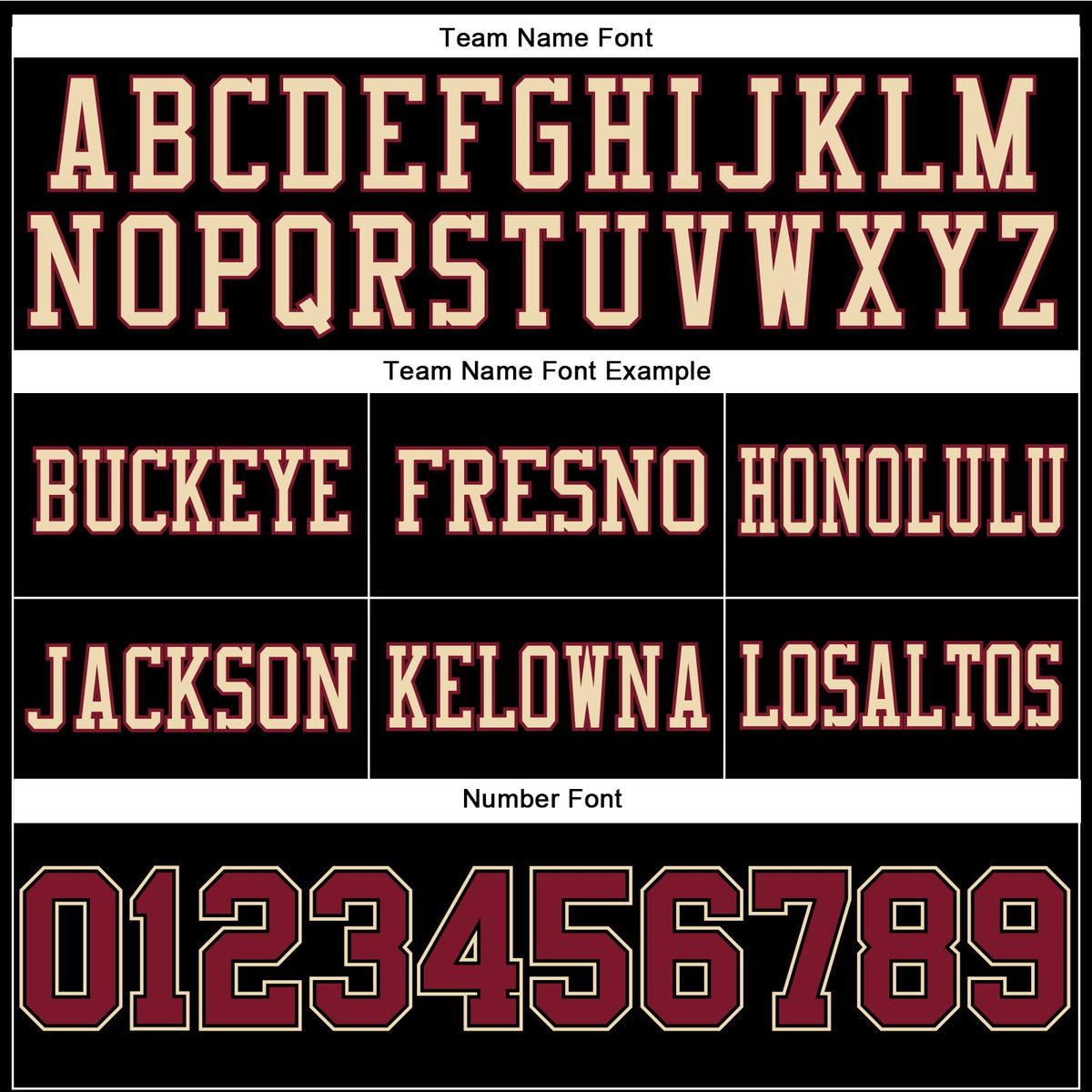 Custom Black Crimson-City Cream Authentic Football Jersey - Front