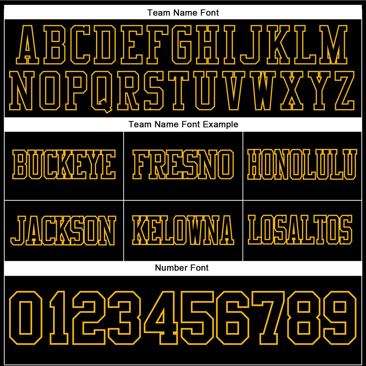 Custom Black Gold Authentic Football Jersey - Detail