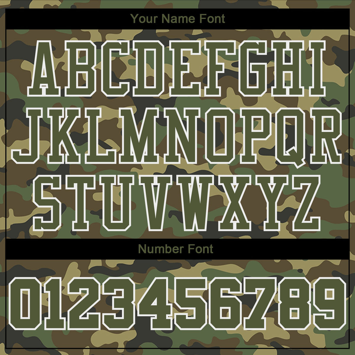 Custom Camo Olive-White Round Neck Sublimation Salute To Service Basketball Uniform Jersey - Detail