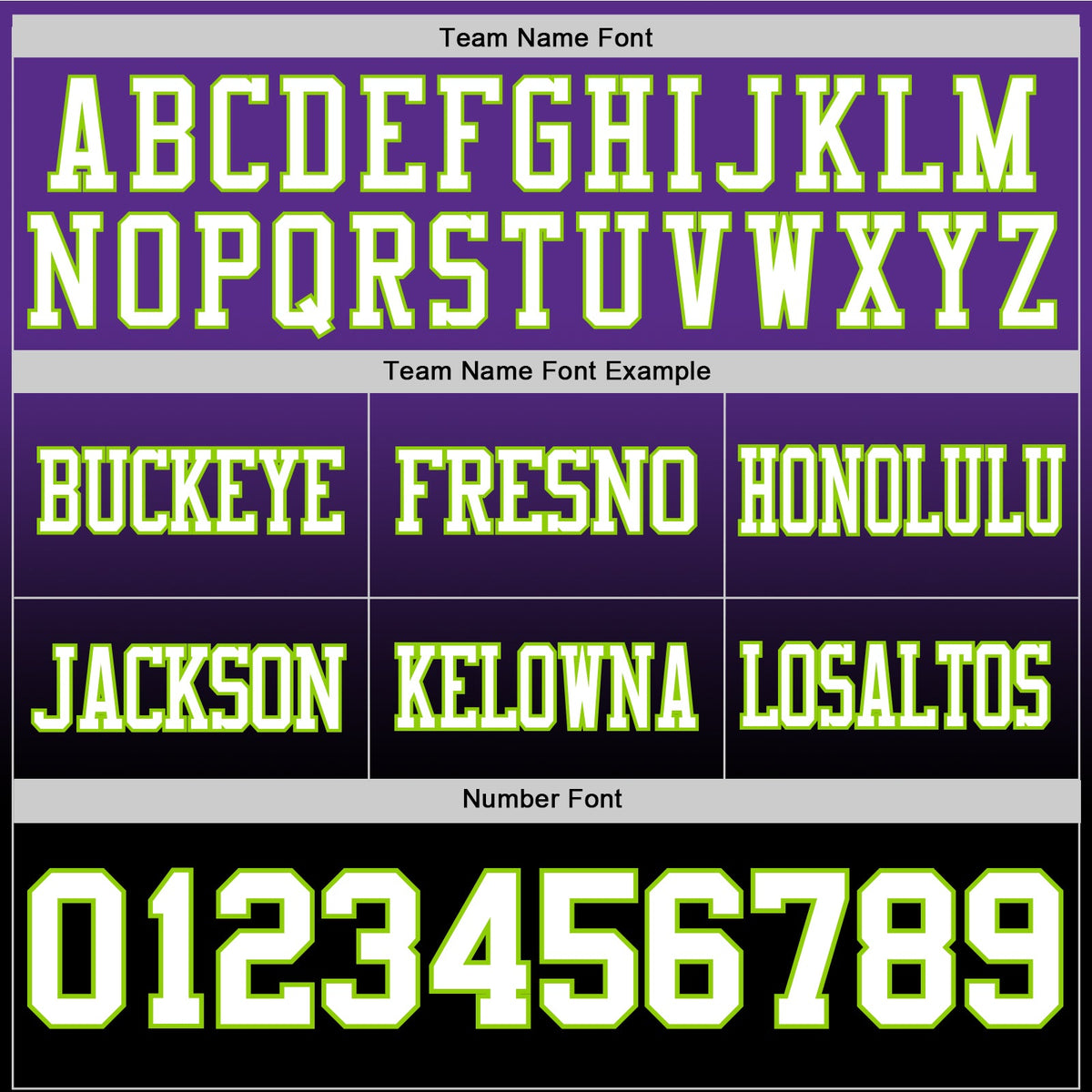 Custom Purple White Black-Neon Green Authentic Fade Fashion Football Jersey - Front