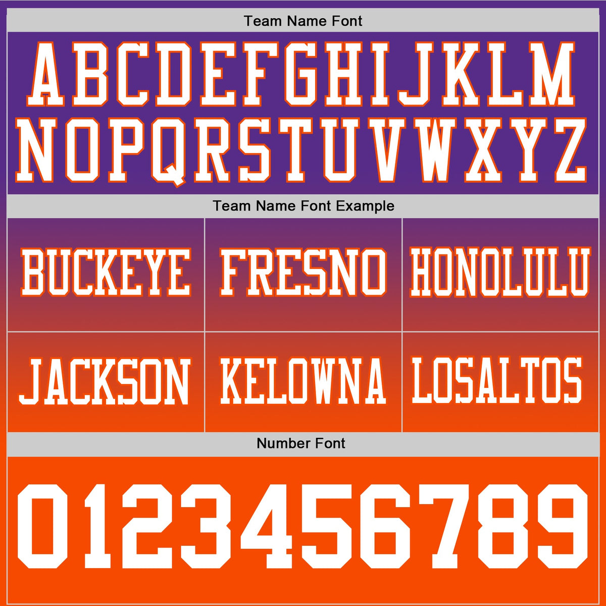 Custom Purple White-Orange Authentic Fade Fashion Football Jersey - Front