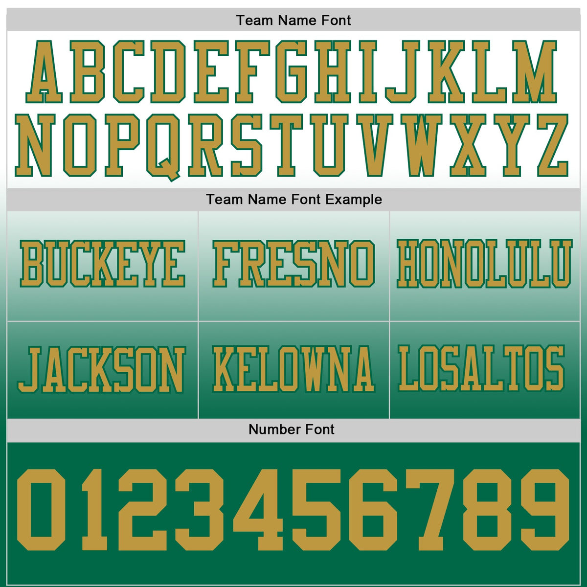 Custom White Old Gold-Kelly Green Authentic Fade Fashion Football Jersey - Front