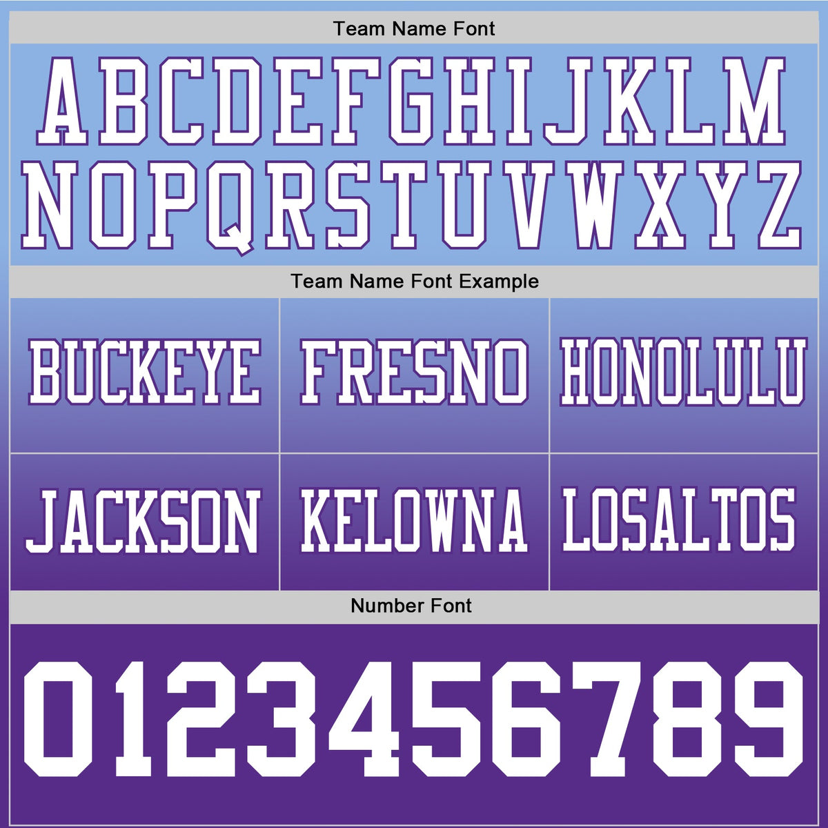 Custom Light Blue White-Purple Authentic Fade Fashion Football Jersey - Front