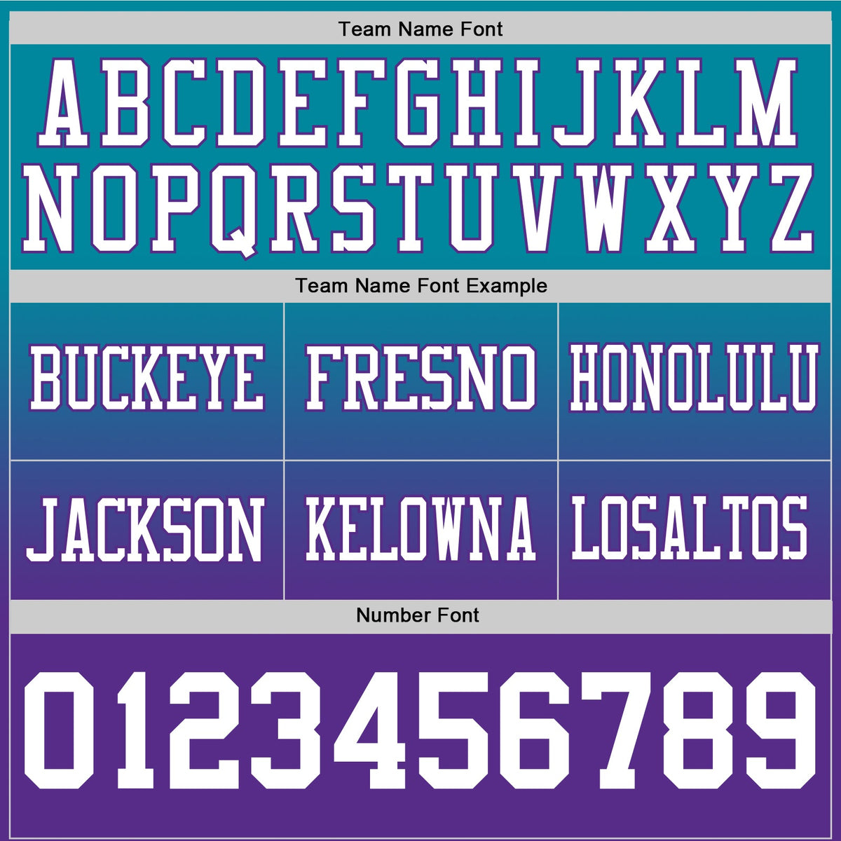 Custom Teal White-Purple Authentic Fade Fashion Football Jersey - Front
