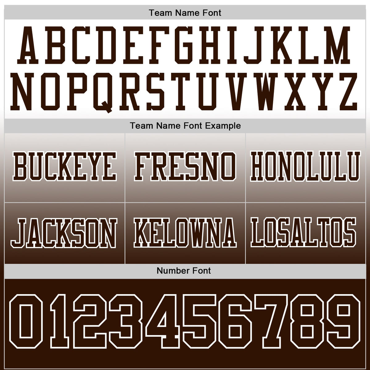 Custom White Brown Authentic Fade Fashion Football Jersey - Front