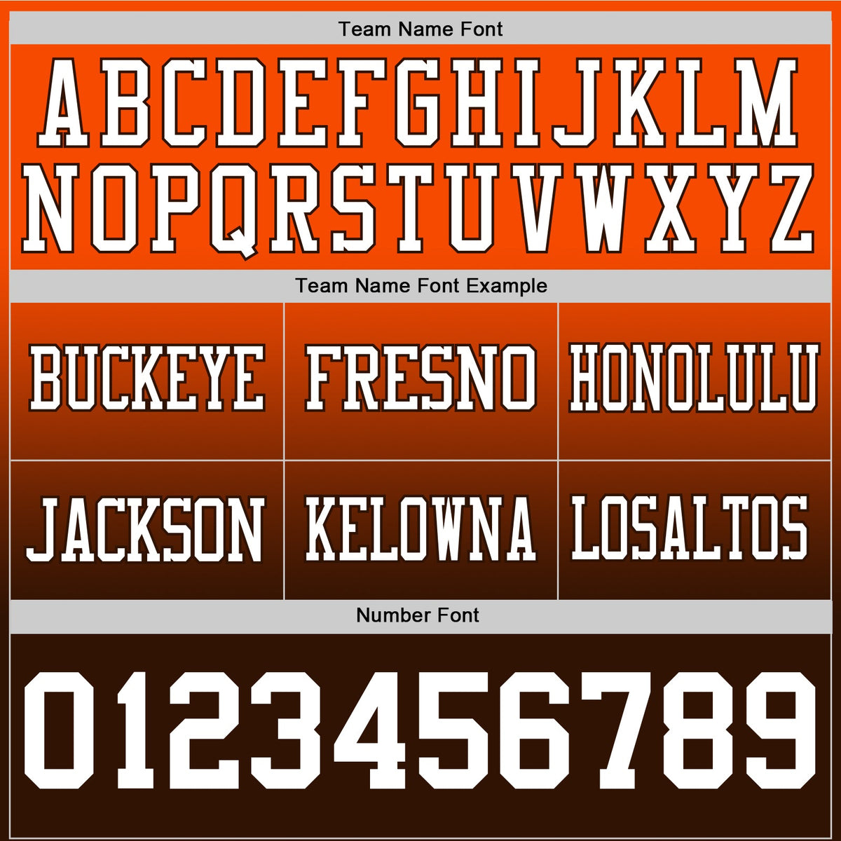 Custom Orange White-Brown Authentic Fade Fashion Football Jersey - Front