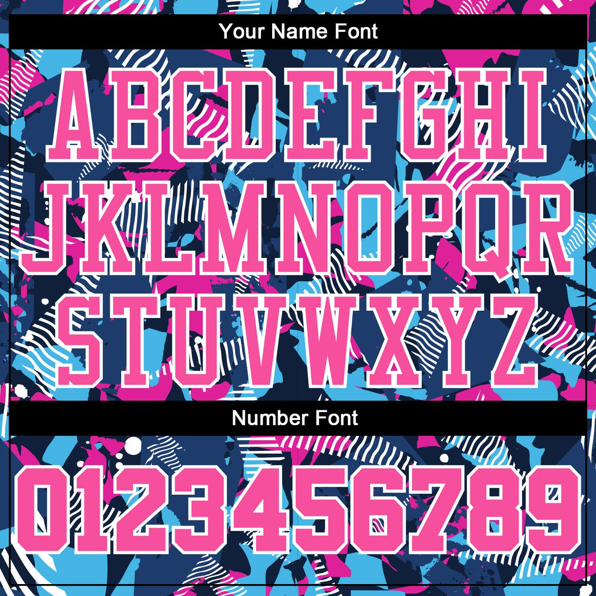 Custom Figure Pink-Light Blue Round Neck Sublimation Basketball Uniform Jersey - Detail