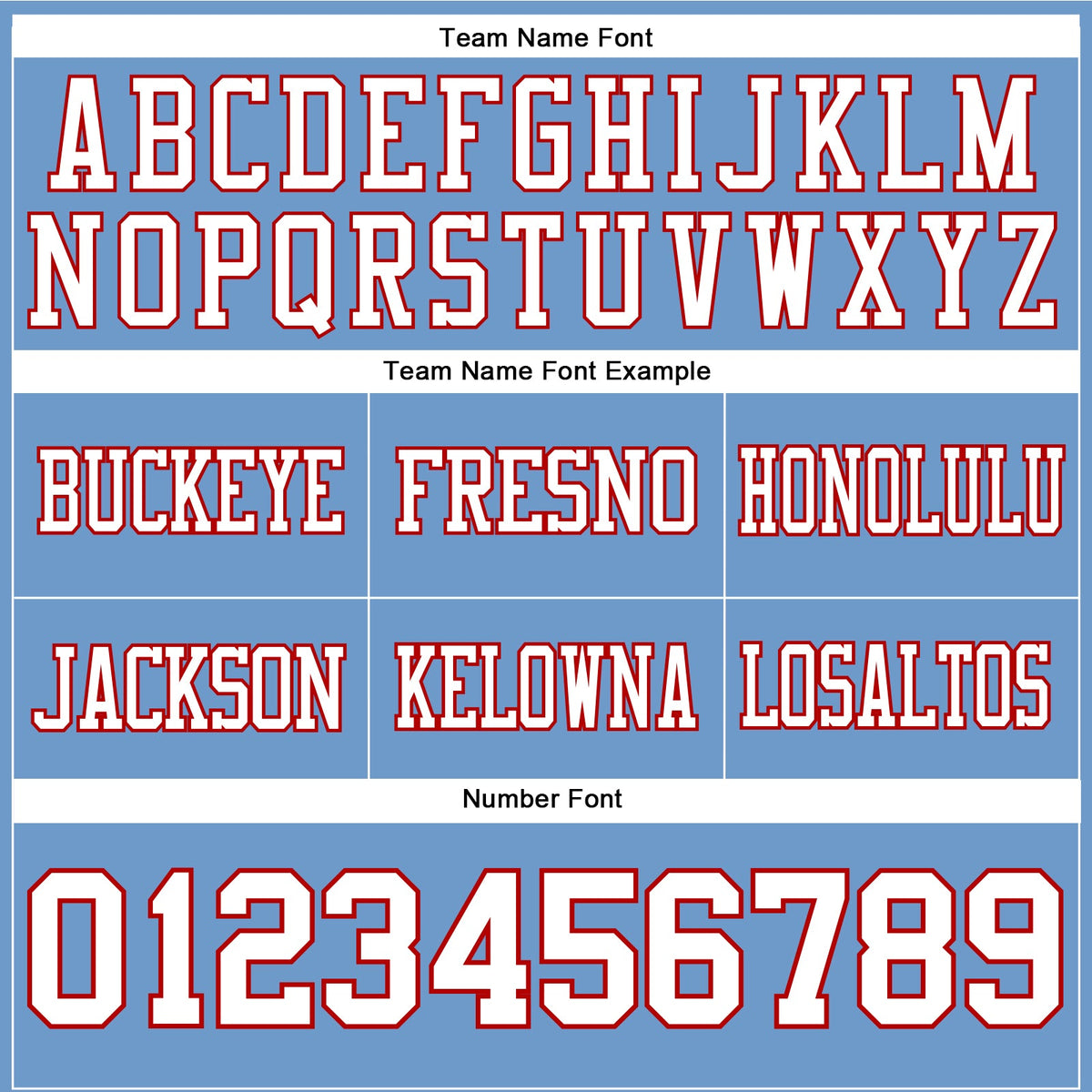 Custom Light Blue White-Red Authentic Football Jersey - Detail
