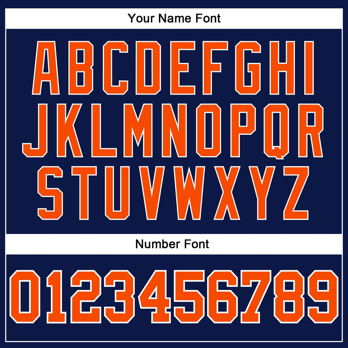 Custom Navy Orange-White Authentic Throwback Basketball Jersey - Front