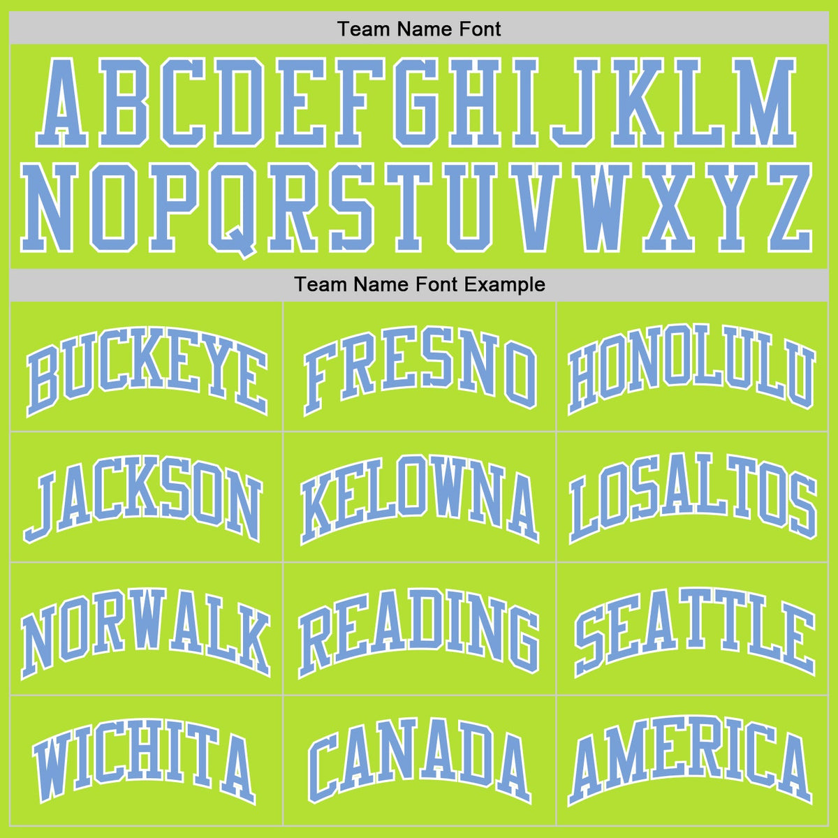 Custom Neon Green Light Blue-White Authentic Throwback Basketball Jersey - Detail