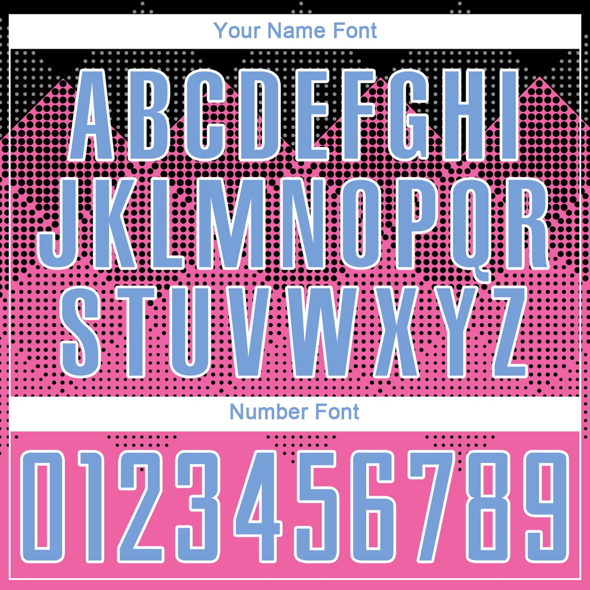 Custom Pink Light Blue Black-White Round Neck Sublimation Basketball Uniform Jersey - Detail