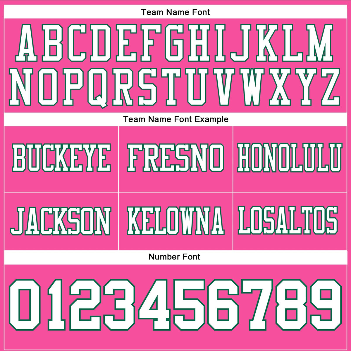Custom Pink White-Kelly Green Authentic Football Jersey - Front