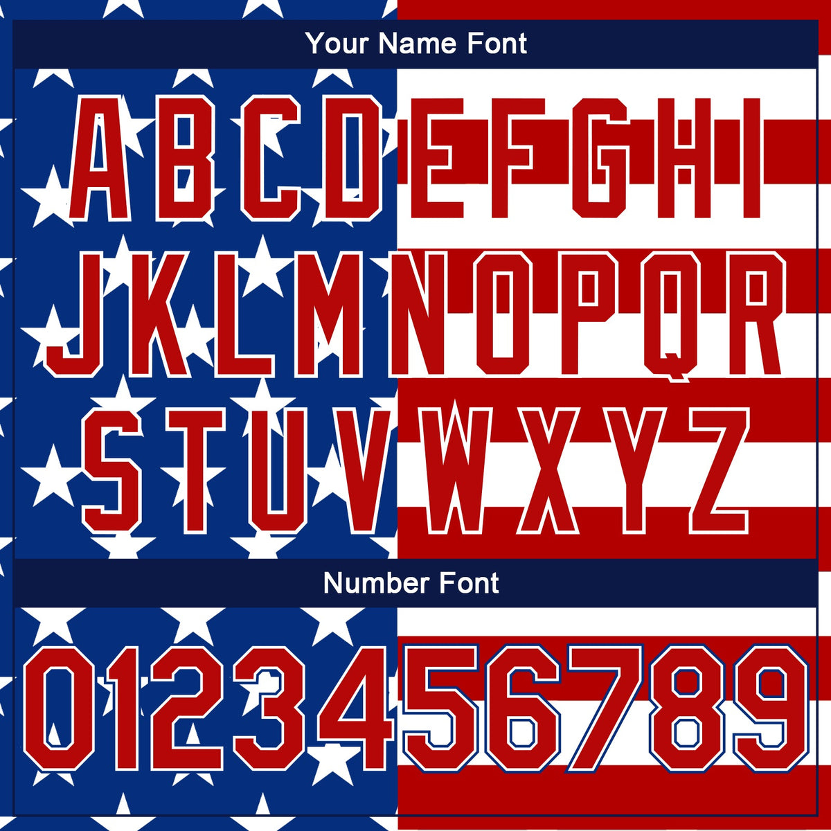 Custom Royal Red-White 3D Pattern Design American Flag Authentic Basketball Jersey - Detail