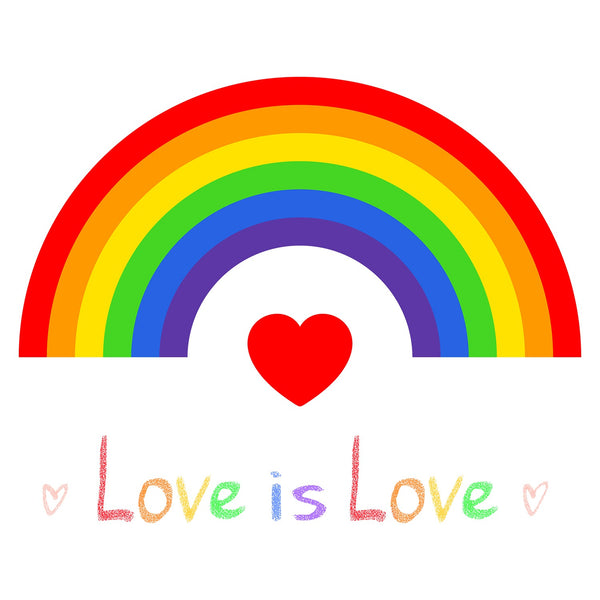 Custom White Gold-Red Rainbow For Pride Month Love Is Love LGBT Performance T-Shirt alternate