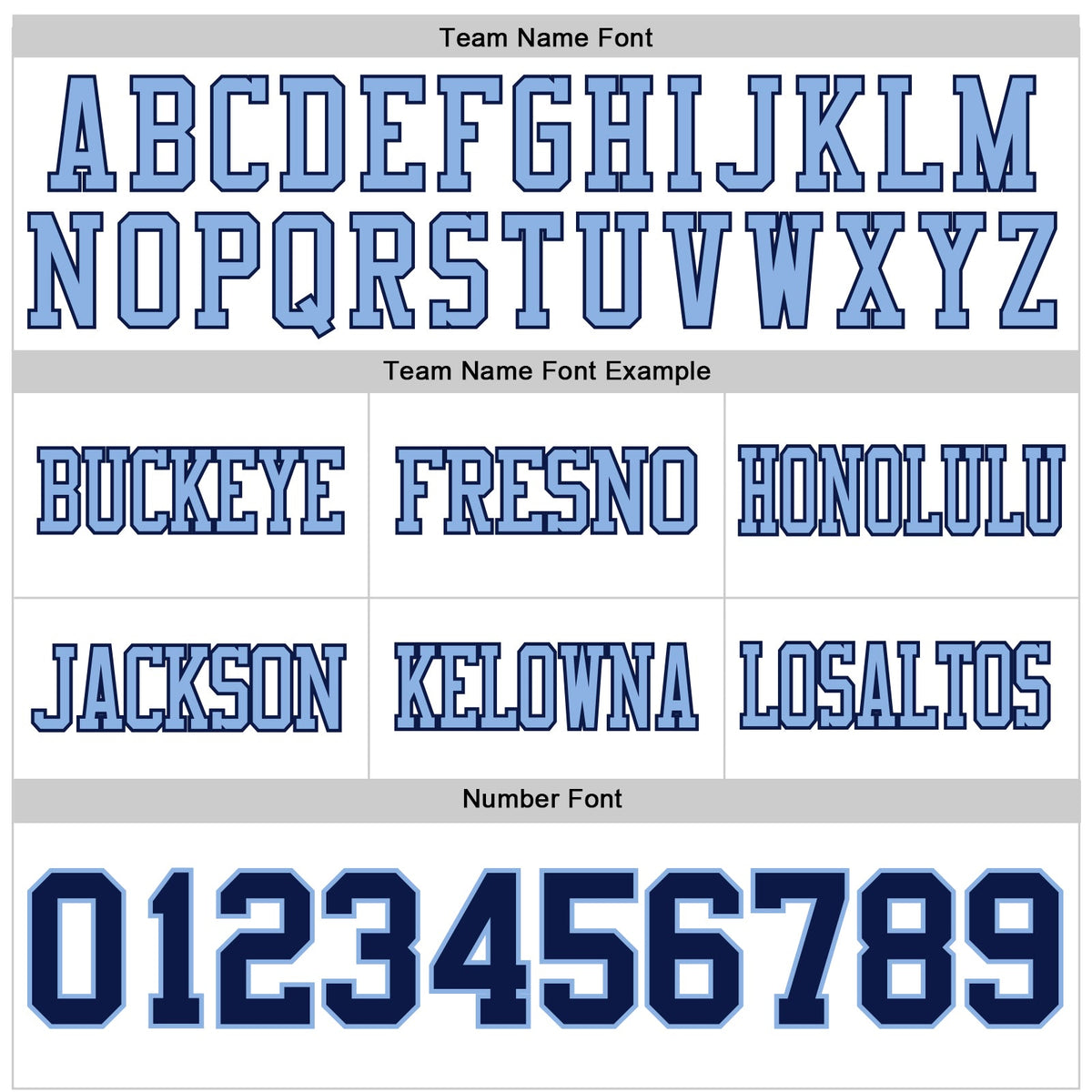 Custom White Navy-Light Blue Authentic Football Jersey - Detail