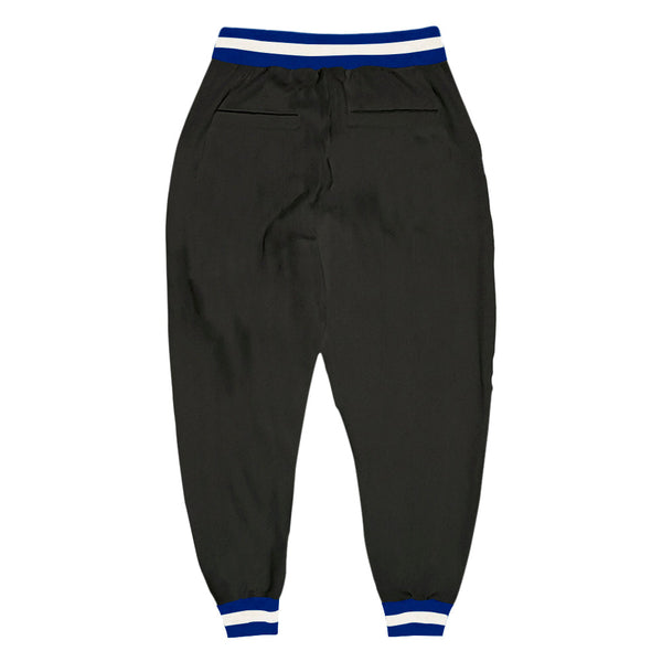 Custom Black Royal-White Sports Pants alternate