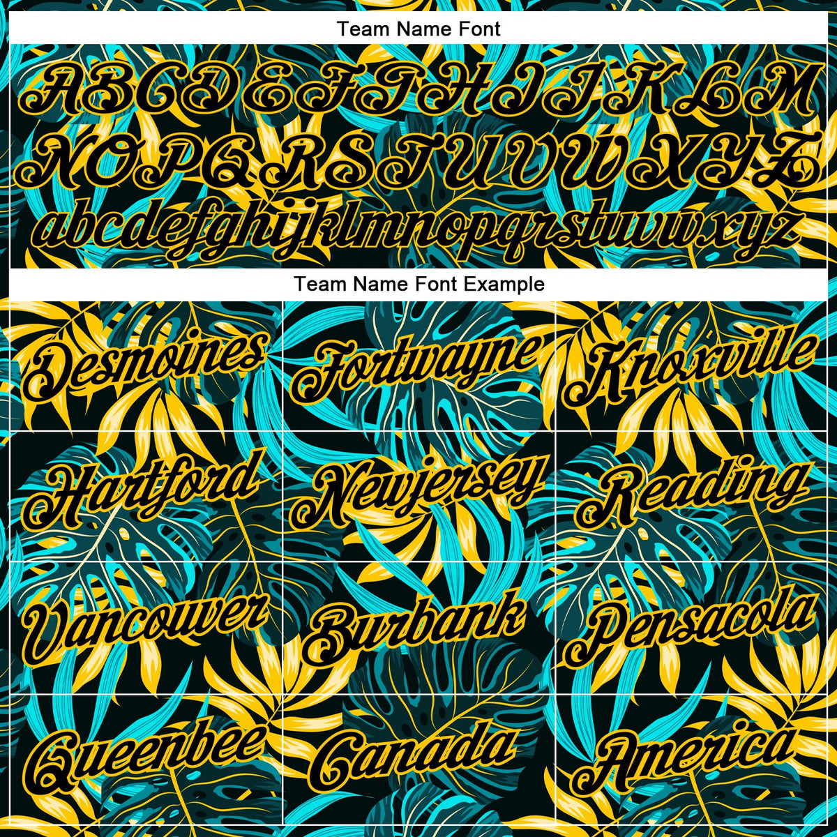 Custom Black Black-Gold 3D Pattern Tropical Hawaii Plants Authentic Basketball Jersey - Detail