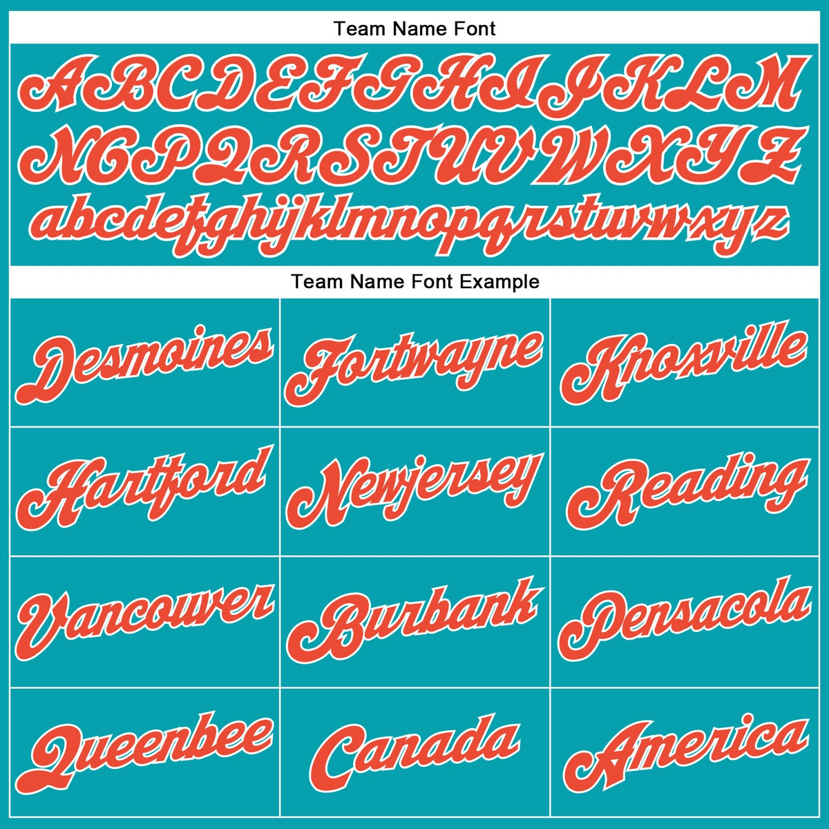 Custom Teal White Pinstripe Orange-White Authentic Basketball Jersey - Front
