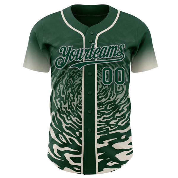 Custom Pink Light Blue-White Ice Cream Waffle Foodie Dessert Authentic Baseball Jersey alternate