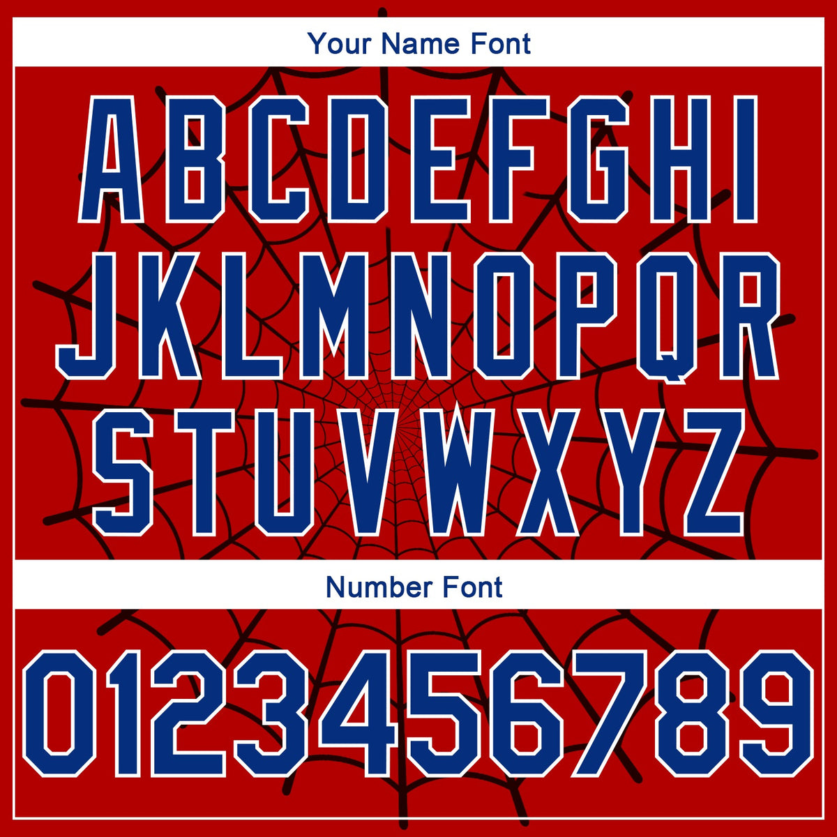 Custom Red Royal-White 3D Pattern Design Spider Web Authentic Basketball Jersey - Detail