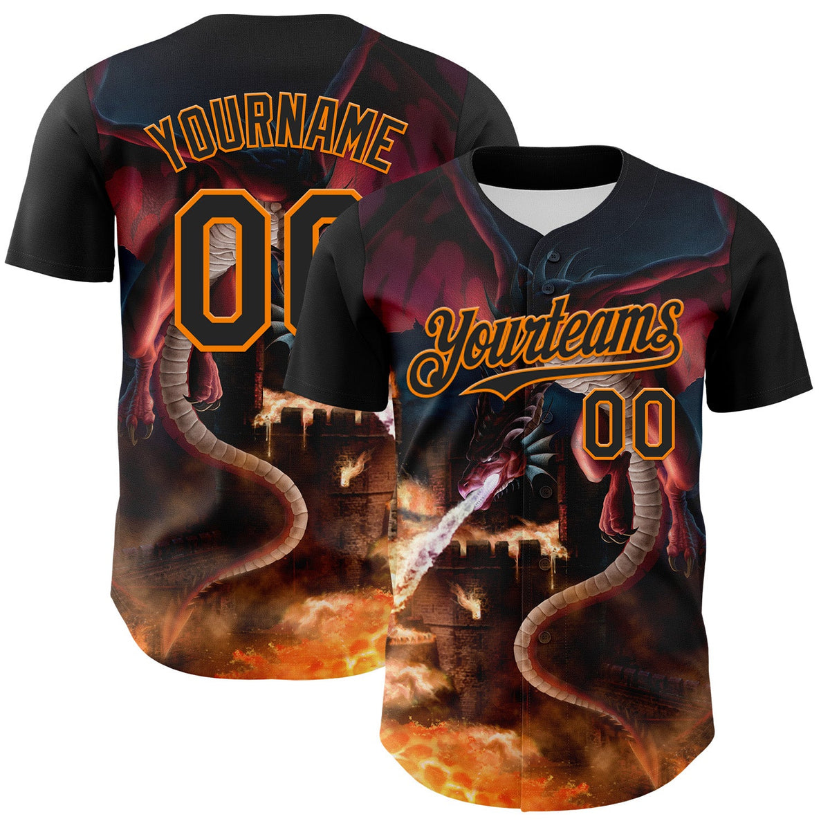 Custom Black Bay Orange Tom Wood Incineration Authentic Baseball Jersey
