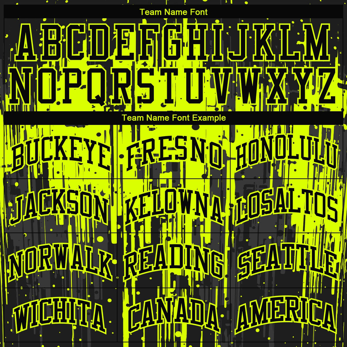 Custom Black Neon Green Round Neck Sublimation Basketball Uniform Jersey - Front