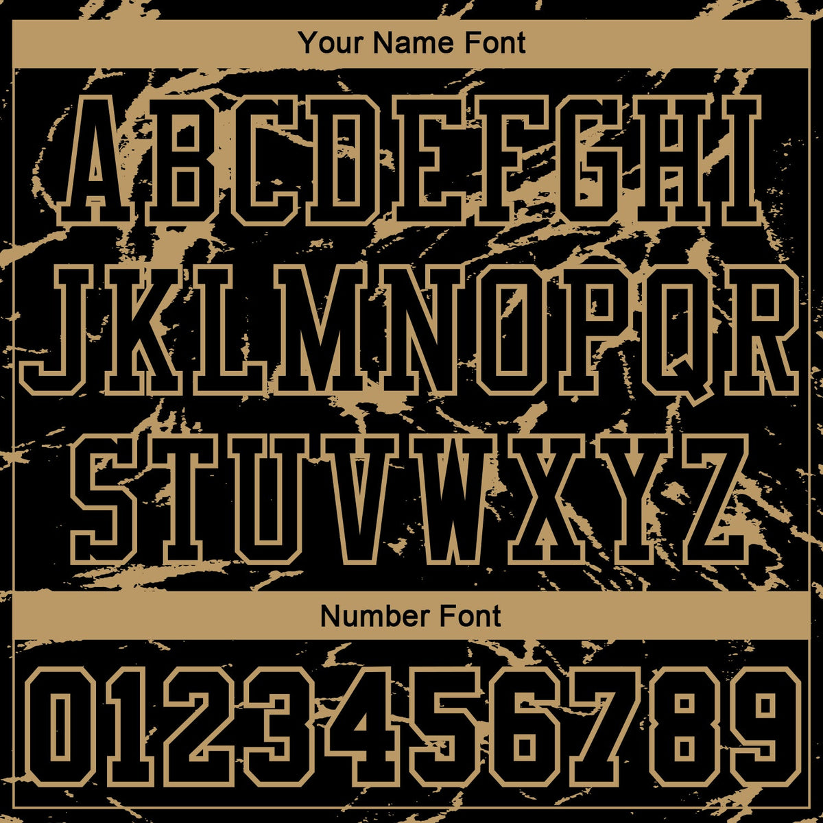 Custom Black Old Gold Abstract Grunge Art Round Neck Sublimation Basketball Uniform Jersey - Detail