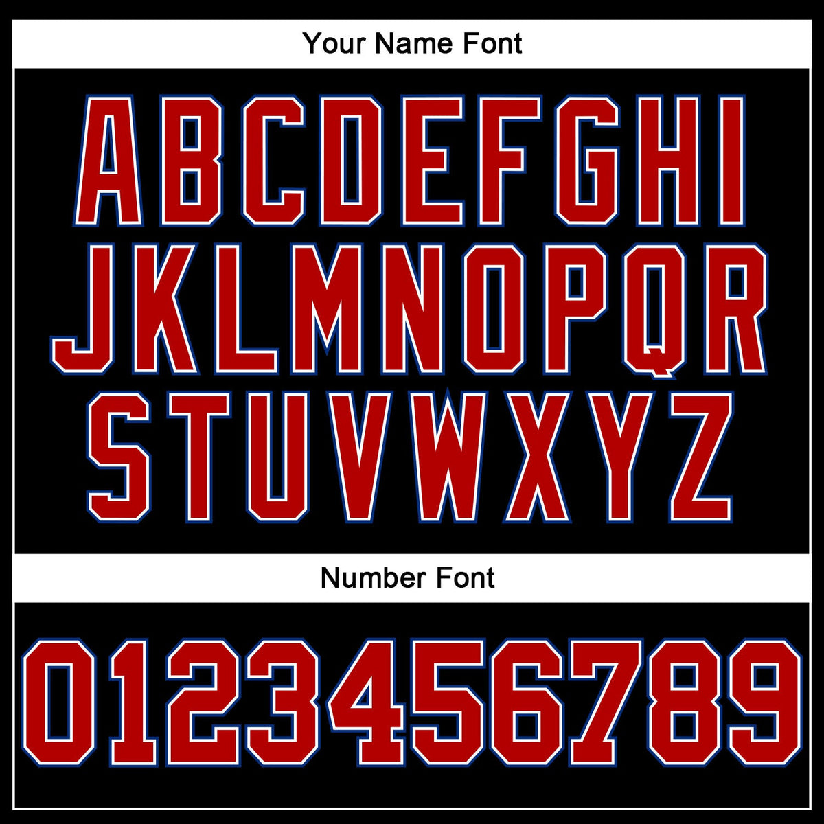 Custom Black Red-Royal Authentic Throwback Basketball Jersey - Detail