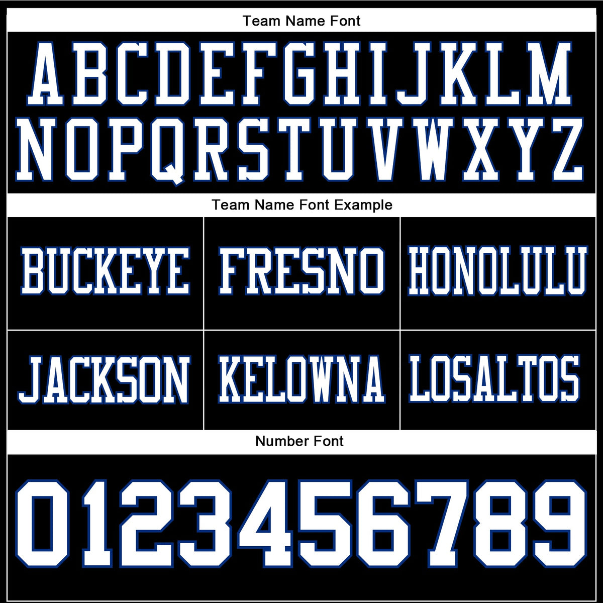 Custom Black White-Royal Authentic Football Jersey - Front