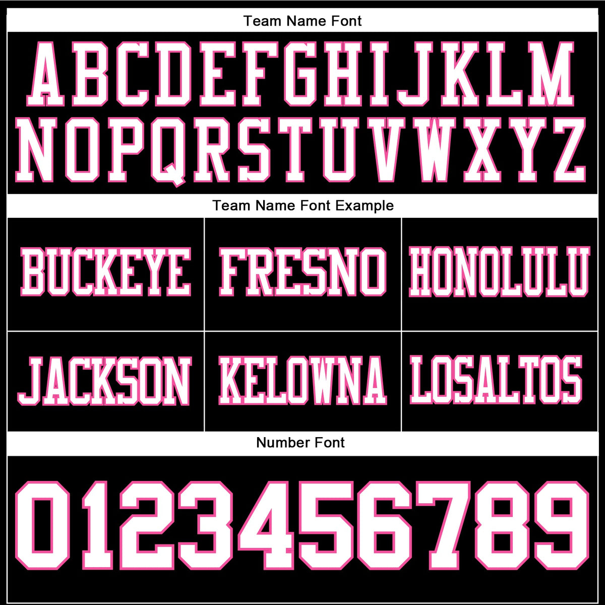 Custom Black White-Pink Authentic Football Jersey - Front