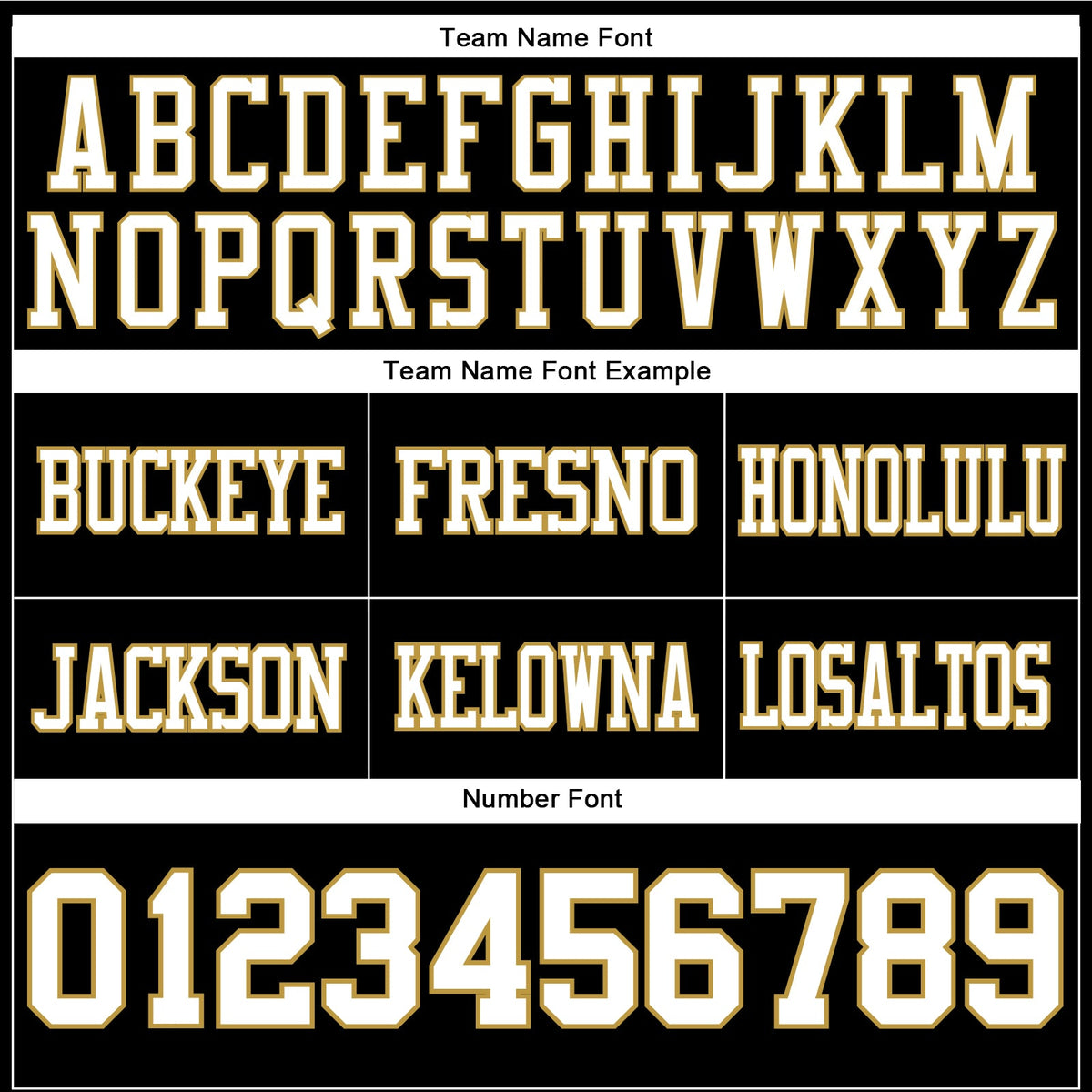 Custom Black White-Old Gold Authentic Football Jersey - Front