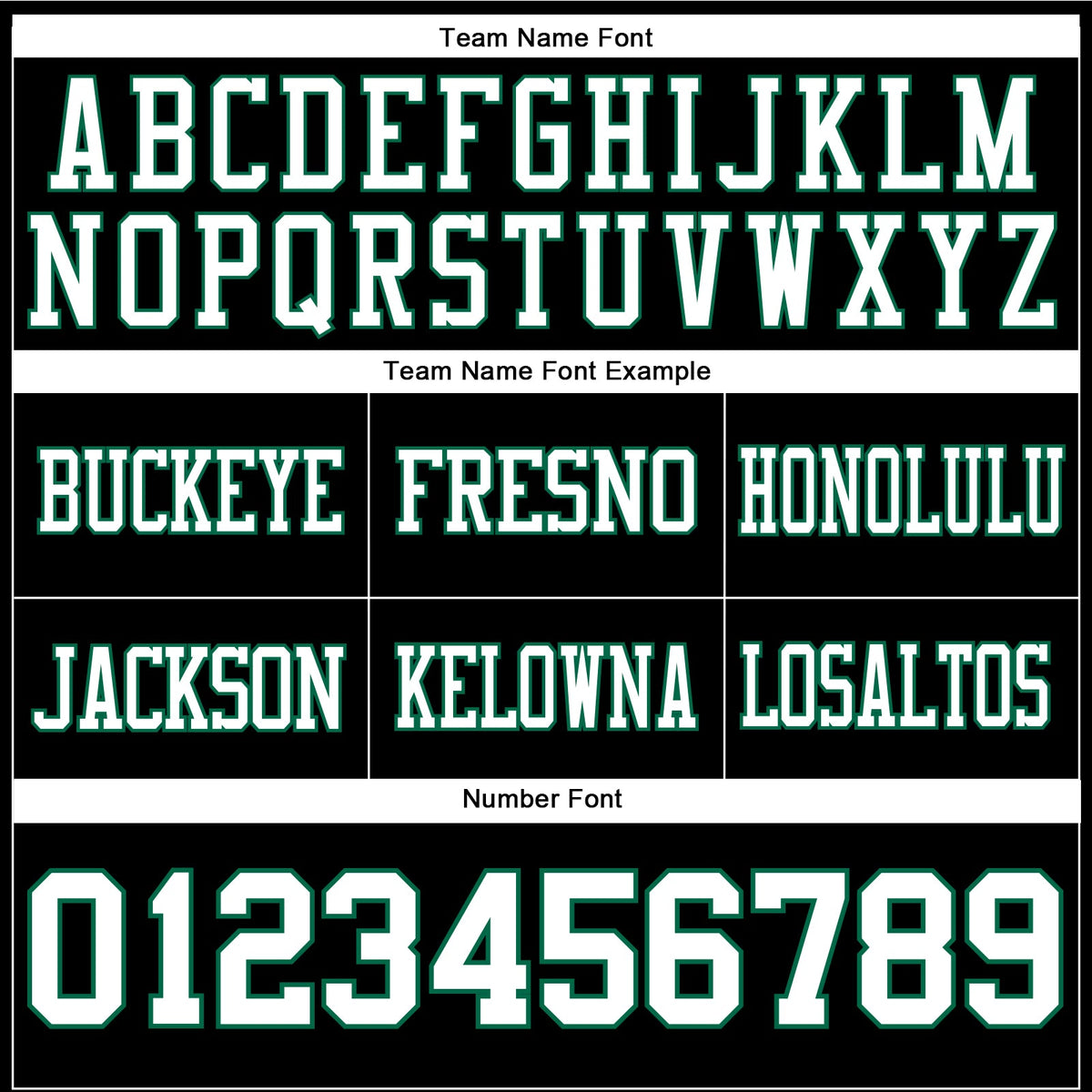Custom Black White-Kelly Green Authentic Football Jersey - Front