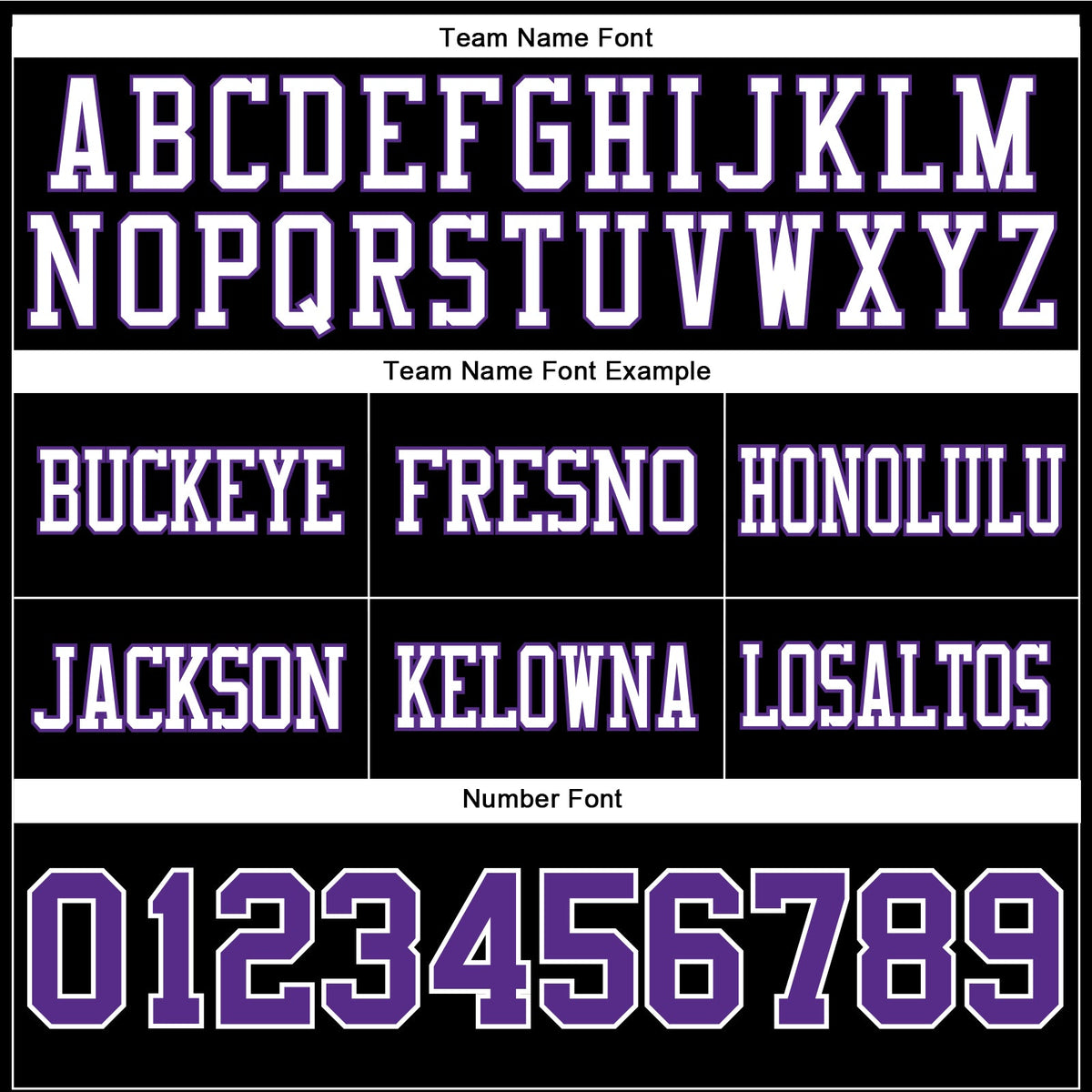 Custom Black Purple-White Authentic Football Jersey - Detail