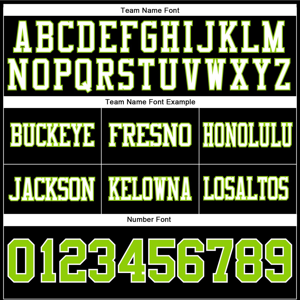Custom Black Neon Green-White Authentic Football Jersey - Detail