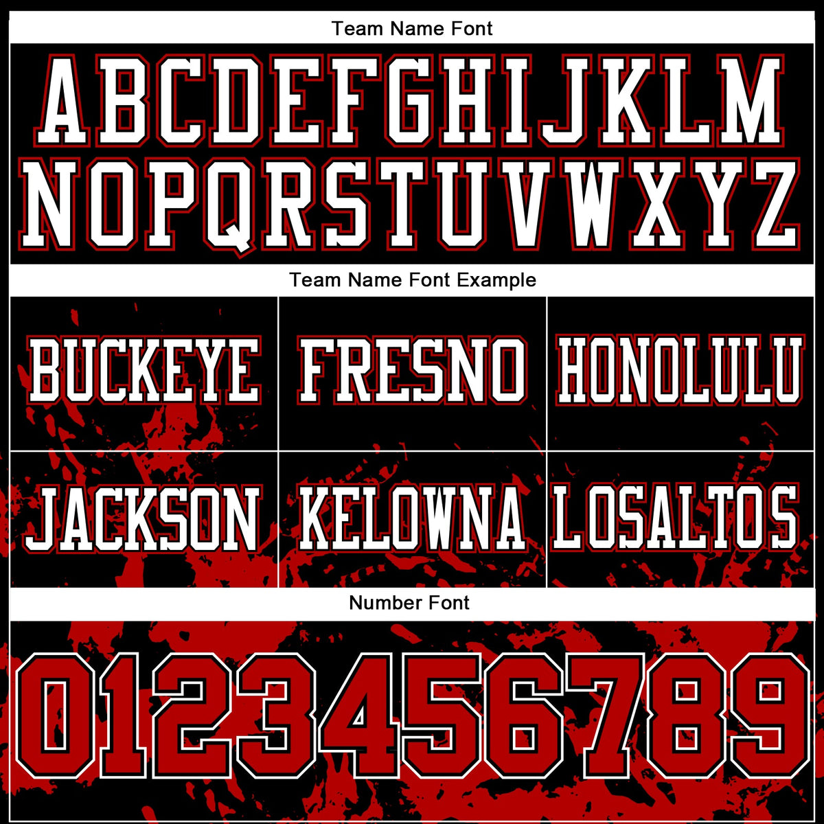 Custom Black Red-White 3D Pattern Splash Authentic Football Jersey - Detail
