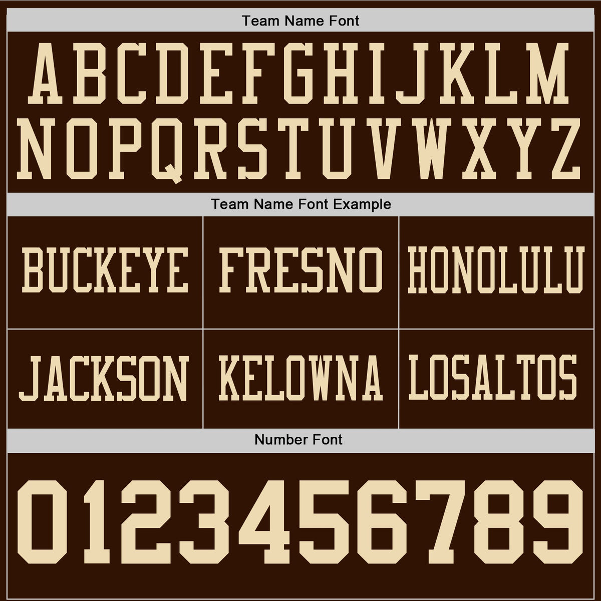 Custom Brown Cream Authentic Football Jersey - Detail