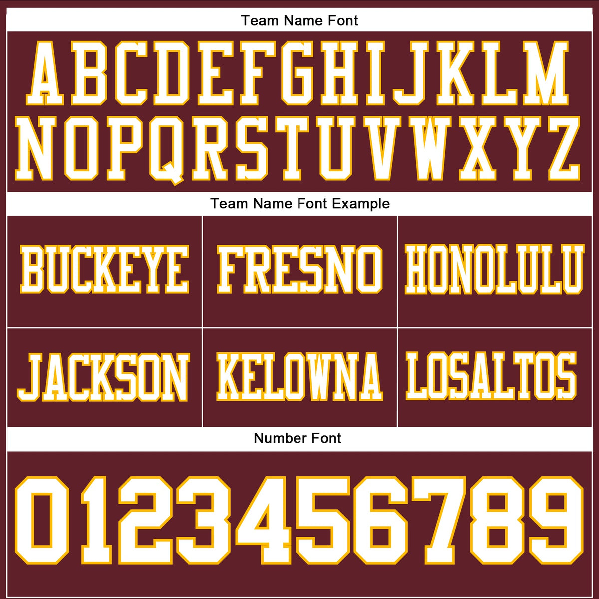 Custom Burgundy White-Gold Authentic Football Jersey - Front