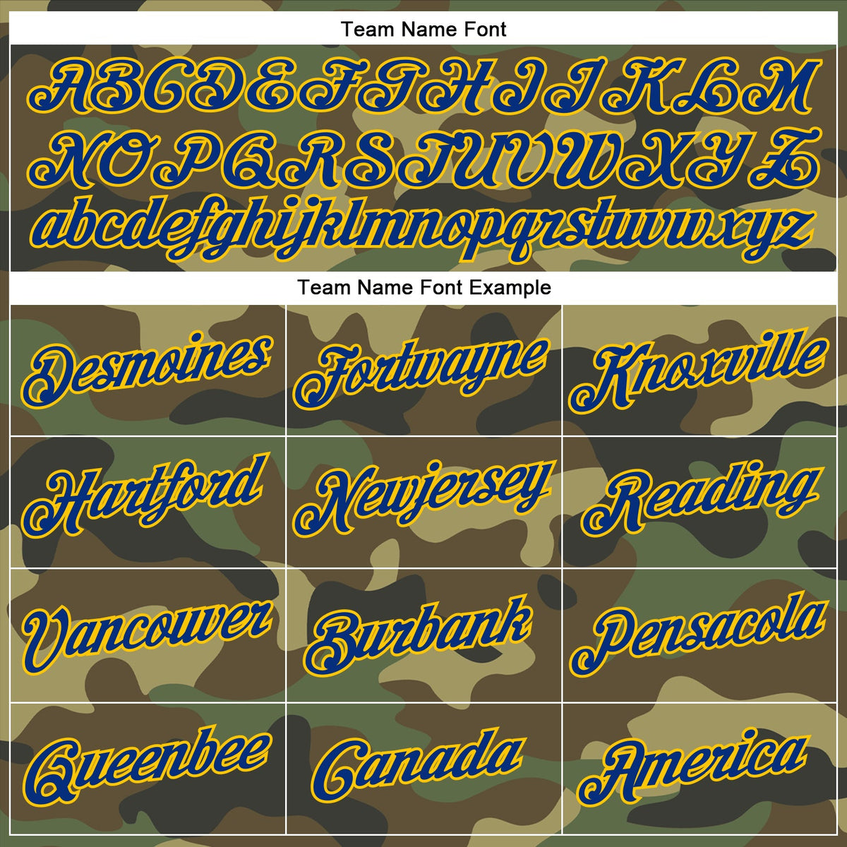 Custom Camo Royal-Gold Authentic Salute To Service Basketball Jersey - Front