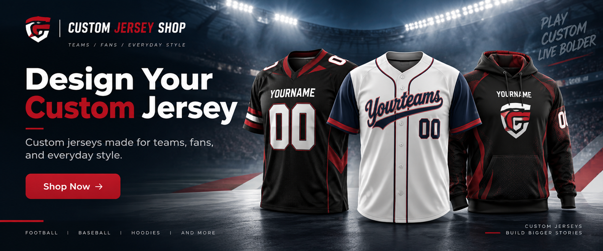 World Cup custom jersey sale banner
