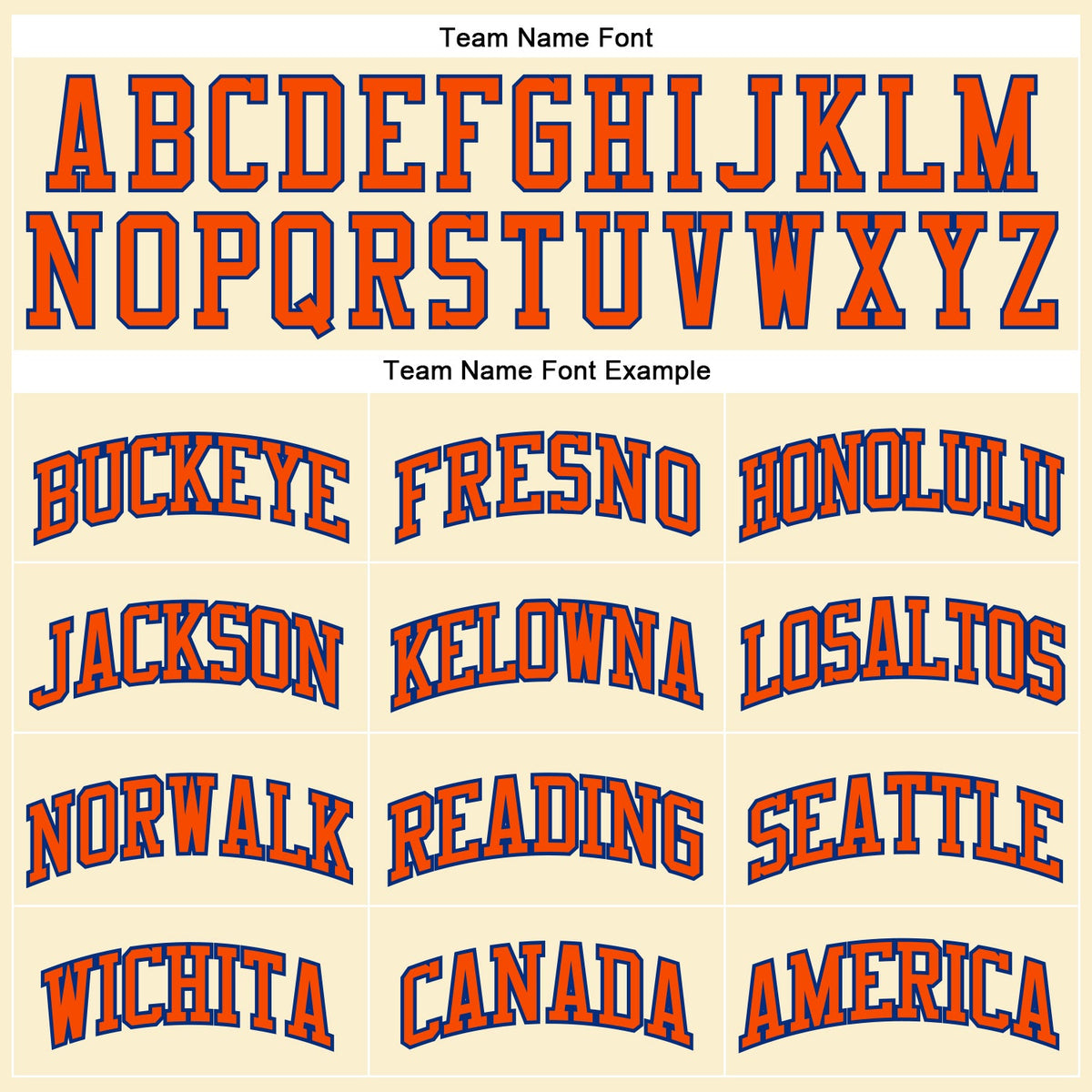 Custom Cream Orange-Royal Authentic Throwback Basketball Jersey - Front