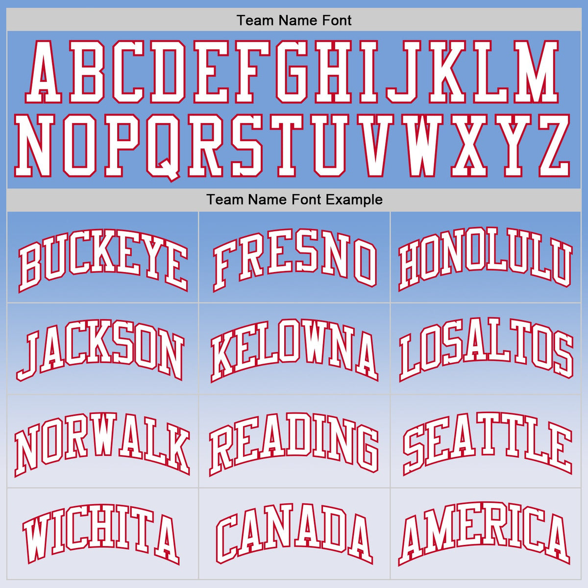 Custom Light Blue White-Red Authentic Fade Fashion Basketball Jersey - Detail