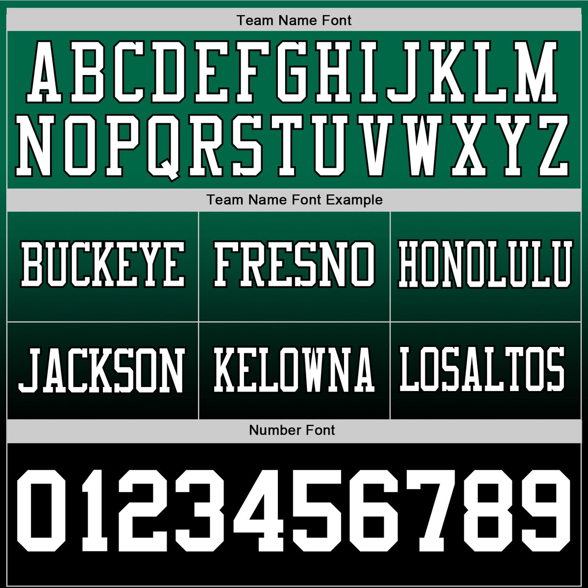 Custom Kelly Green White-Black Authentic Fade Fashion Football Jersey - Front