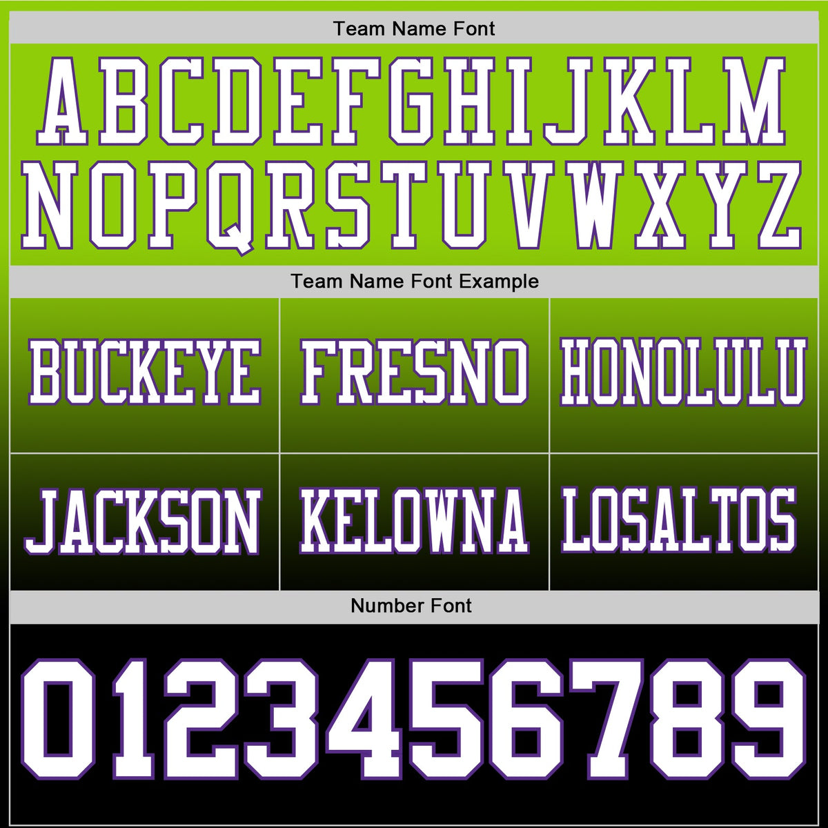 Custom Neon Green White Black-Purple Authentic Fade Fashion Football Jersey - Front