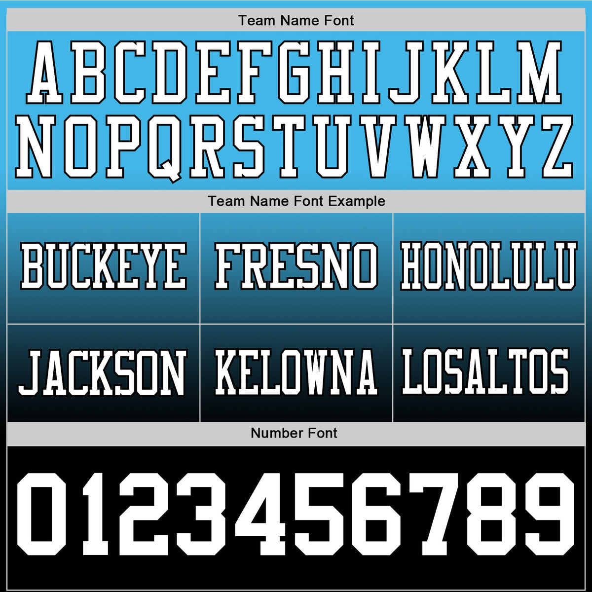 Custom Sky Blue White-Black Authentic Fade Fashion Football Jersey - Front