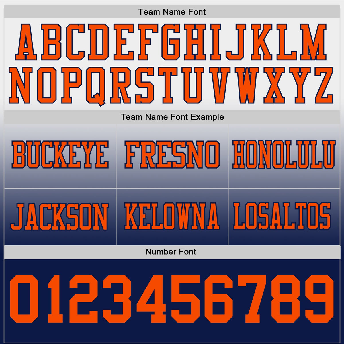 Custom White Orange-Navy Authentic Fade Fashion Football Jersey - Front