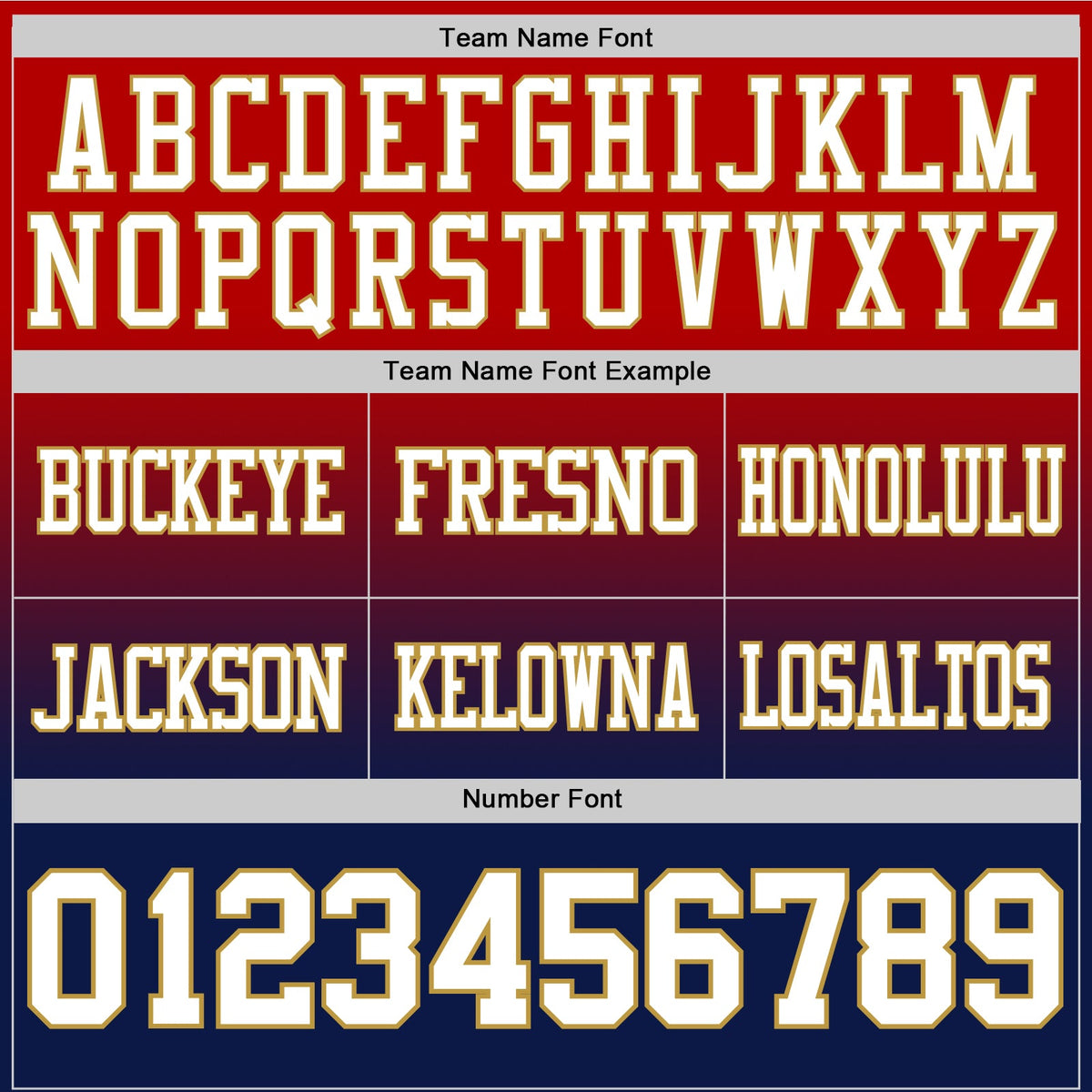 Custom Red White Navy-Old Gold Authentic Fade Fashion Football Jersey - Front