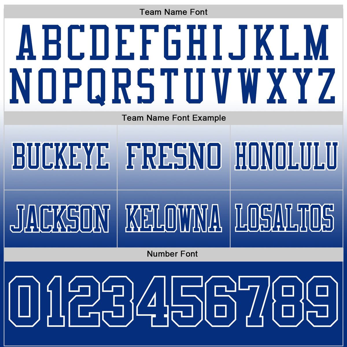 Custom White Royal Authentic Fade Fashion Football Jersey - Front