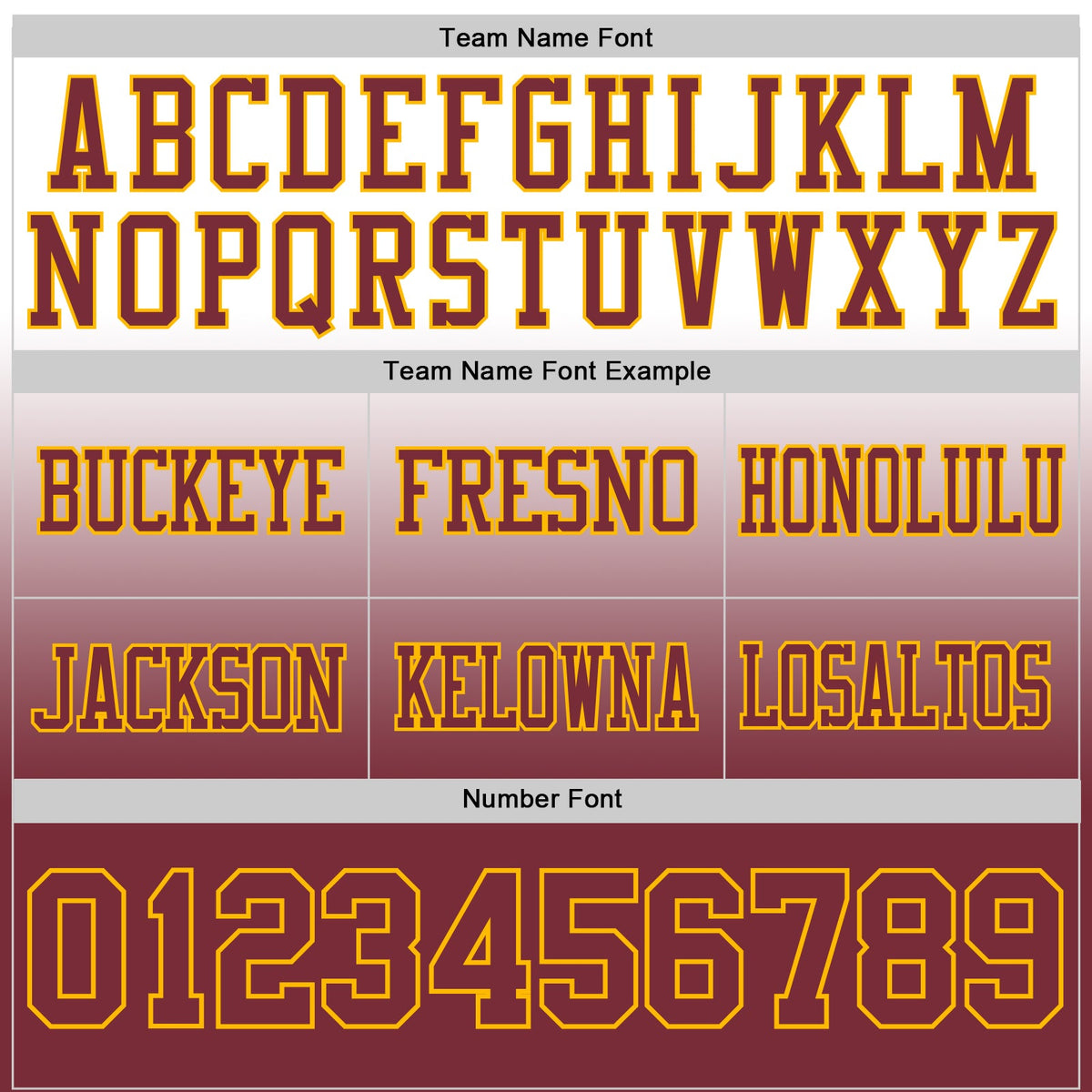 Custom White Burgundy-Gold Authentic Fade Fashion Football Jersey - Front